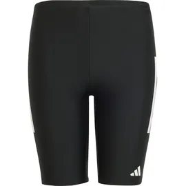 adidas 3-Streifen Kids Jammer-Badehose Black / White 140    
