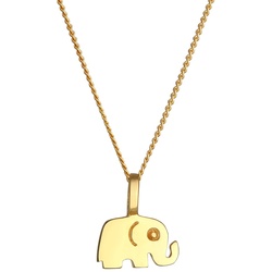 Elli PREMIUM 585 Gelbgold Elefant Ketten   Damen