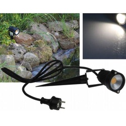 LED Gartenleuchte CT-GS5 COB 5W 450lm neutralweiß Erdspieß schwarz