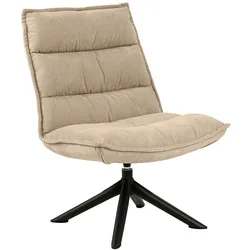 Ebuy24 Blizzard Sessel Lounge-Sessel Chenille beige.