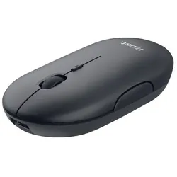 Trust Kabellose Maus Trust 24059, Puck wiederaufladbar, ultradünn, schwarz 8713439240597 Trust