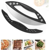 Of Stainless Steel Salad Shredder Pizzaschneider Pizzaschieber Rundes Pizzaschneider Gerät Pizzaschneider Aus Eedelstahl mit Schutzhülle für die Küche und Den Gewerblichen Gebrauch