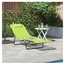 vidaXL Sonnenliege 182 x 55 x 85,5 cm Grün