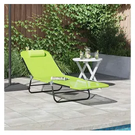 vidaXL Sonnenliege 182 x 55 x 85,5 cm Grün