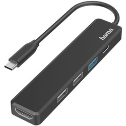 Hama USB-C-Hub, 5 Ports inkl. HDMI