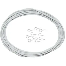 FAWO Spannfix-Gardinenspirale, 3m, hellgrau