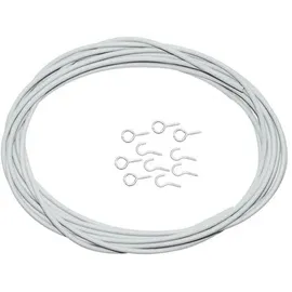 FAWO Spannfix-Gardinenspirale, 3m, hellgrau