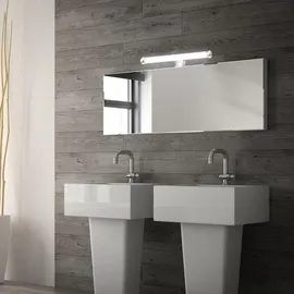 Briloner LED Spiegel-aufbauleuchte, chrom, LED/8W