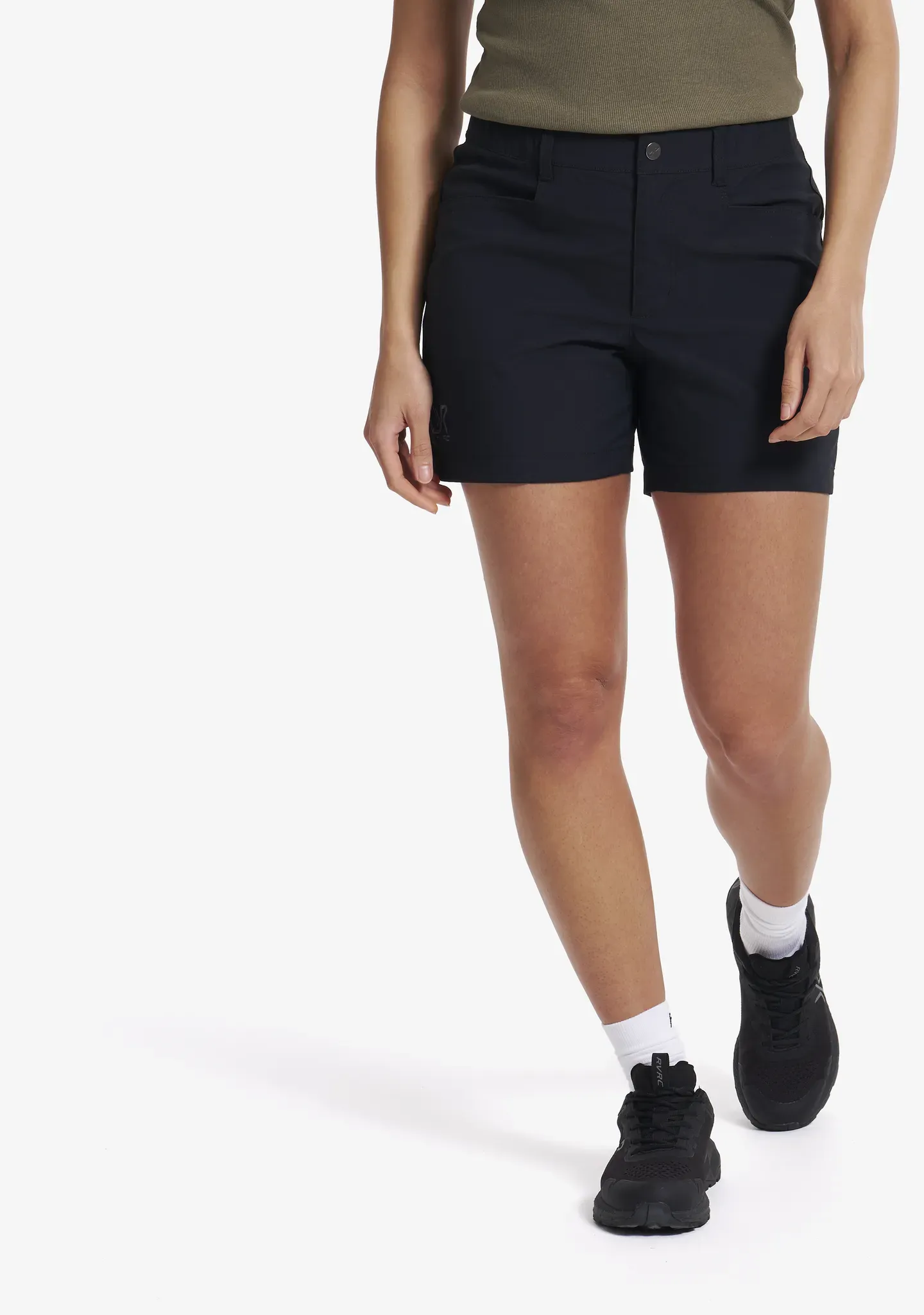 Twig High-waist Shorts Damen Black, Größe:L - Damen > Hosen > Shorts - Schwarz