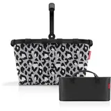 reisenthel Carrybag Frame Leo Nero + Organizer Black - Funktionaler Taschen-Organizer: Für noch mehr Ordnung in Ihrer reisenthel Einkaufskorb