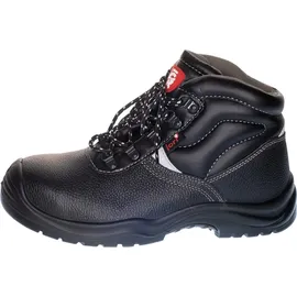 ELTEN Jori BASIC Mid S3 Herren, Lederschuh, robust, schwarz