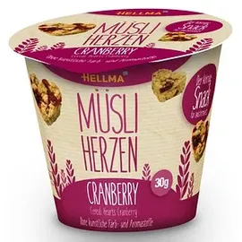 Hellma Müsli-Herzen Cranberry Müsli 30x 30,0 g
