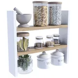 matkam Küchenregal 44 x 40 x 10 cm Mehrfarbig