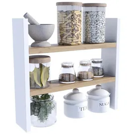 matkam Küchenregal 44 x 40 x 10 cm Mehrfarbig