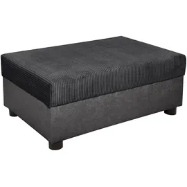 Collection AB Hocker Parma 100%Polyester 98 x 42 x 68 cm Grau