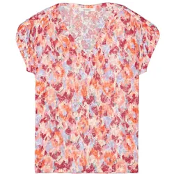 Garcia T-shirt Damen 1345-tangerine red S - Farbe:1345-tangerine red$Größe:S