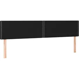vidaXL Boxspringbett mit Matratze Schwarz 180x200 cm Stoff