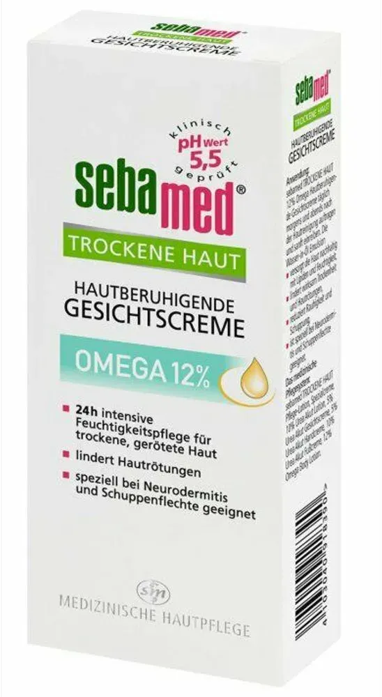 sebamed Hautberuhigende Gesichtscreme Omega 12% 50 ml