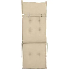 SUN GARDEN Hochlehner Auflage 117 x 0 x 0 cm hellbraun 1 St.