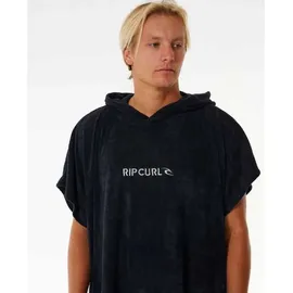 Rip Curl Brand Hooded TOWEL Poncho black / schwarz