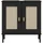woodroom Waschbeckenunterschrank 62 x 65 x 40 cm Schwarz