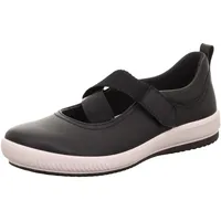 Legero Damen Tanaro Ballerina, Schwarz 0100, 38 EU