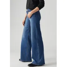 Levi's Shaping Wide Leg Jeans im 5-Pocket-Design Modell '318', Dunkelblau, 28/32