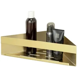Wenko Eckablage Genova Gold matt, Befestigen ohne Bohren