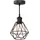 ledscom.de RETRA 1-flg. E27 30 cm Käfig-Schirm schwarz, bronze