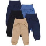 TupTam Pumphose Baby 5er Pack Unisex - Bequeme Baby Hose für Jungen und Mädchen aus Oeko-Tex Baumwolle, Farbe: Junge, Größe: 62 - 62
