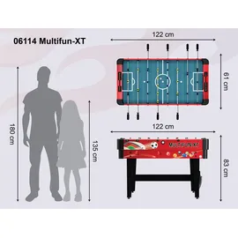 CARROMCO Multifunktionstisch Multifun-XT