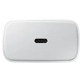 Samsung USB-C Ladeadapter mit Schnellladefunktion 45W + USB-C Kabel EP-TA845 Weiß