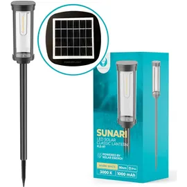 Forever Solarleuchte LED SUNARI FLS-97 CLASSIC, Post 3000K 500mAh li-ion - Schwarz