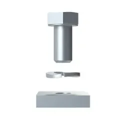 Striebel & John VXXFWNJA VMS Z+C Profil Befestigungsset Z-Profill mit C-Profil 4TBV855519C0100