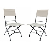 Gravidus 2er Set Gartenstuhl Klappstuhl Garten Stuhl klappbar Kunststoff Stahl