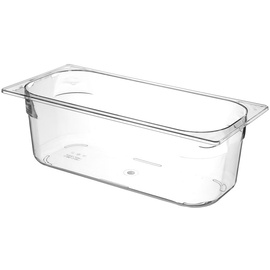 HENDI Eiscremebehälter, geeignet für den Einsatz in Eistheken und Tiefkühlschränken, Eiscreme, Eisbehälter, 5L, 360x165x(H) 120mm, Polycarbonat, Transparent
