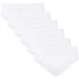 CALIDA Slip unifarben weiß M 6er Pack