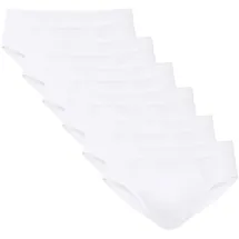 CALIDA Slip unifarben weiß M 6er Pack