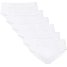 CALIDA Slip unifarben weiß M 6er Pack