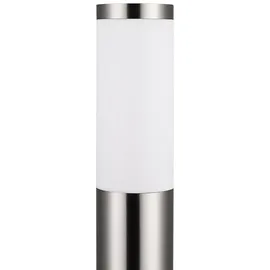 monzana Monzana® Außenleuchte mit Bewegungsmelder Edelstahl 100cm IP44 Wetterfest E27 Außen Garten Beleuchtung Wegeleuchte Outdoor Säule Modern Silber