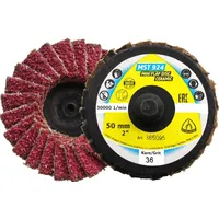 KLINGSPOR MST 924 Schleifmopteller, Korn 80 50 mm gewölbt