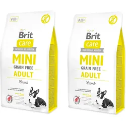 BRIT CARE Mini Grain-Free Adult Lamb 2x7kg
