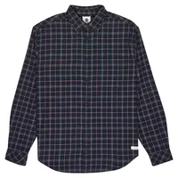Element Button Down Regular Flannel Hemd tartan blue Gr.