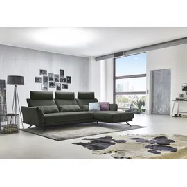 die planbar Eckcouch Polyester L-Form 3-Sitzer Grün