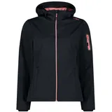 CMP Light 39a5016 Softshelljacke - Antracite / Orchidea - S