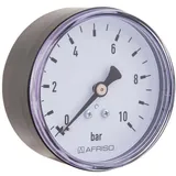 Afriso Rohrfedermanometer 63539 G 1/4 B, 10 bar, Gehäuse-d= 63mm