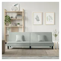 VidaXL Schlafsofa Hellgrau Samt