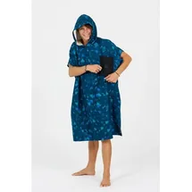 After essentials Regenponcho Blau Einheitsgröße