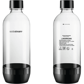Sodastream PET-Flasche 2 x 1 l schwarz