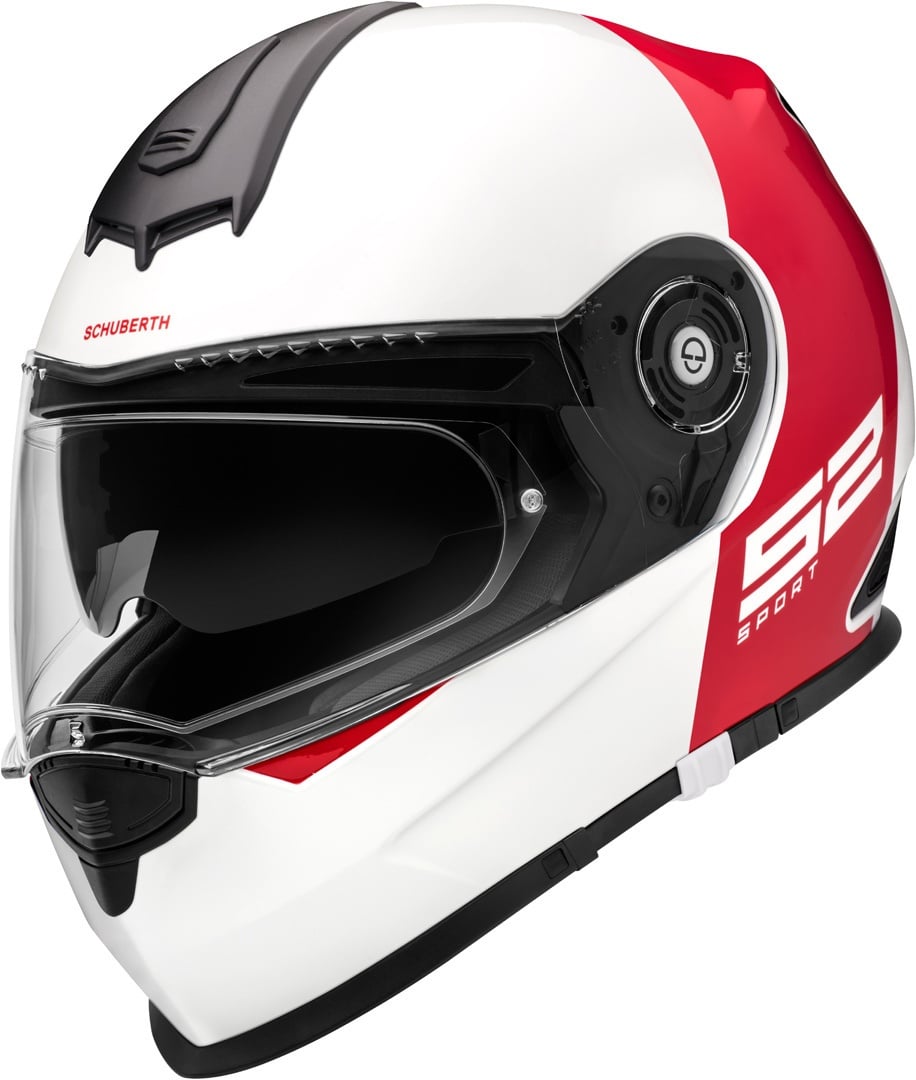 Schuberth S2 Sport Redux Helm, weiss-rot, Größe S für Männer